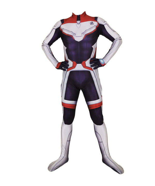 Quantum Realm Cosplay Costume Zentai Bodysuit Endgame Superhero Suit Jumpsuits Adults Kids
