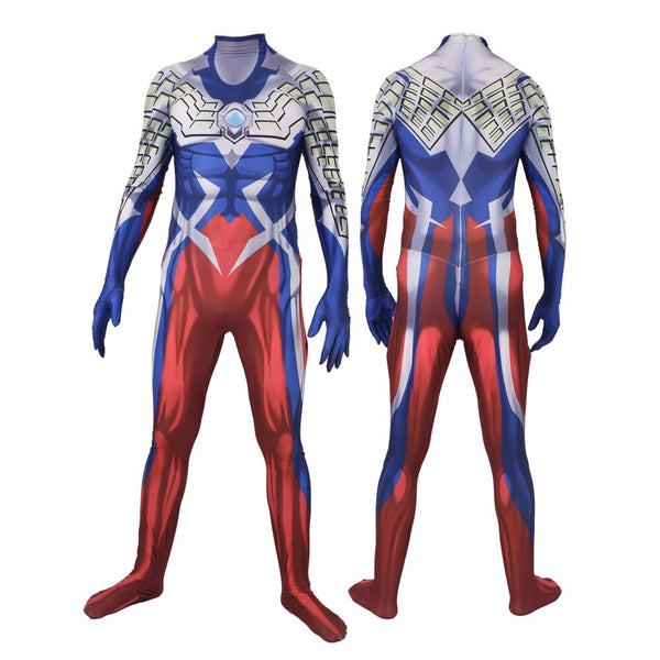 Ultraman Zero Cosplay Costume Ultraman Suit Adults Kids Superhero Halloween Zentai Bodysuit