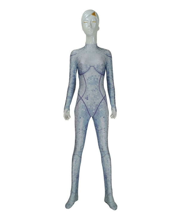 Queen Atlannana Cosplay Costume Adults Kids Merara Superhero Zentai Suit Halloween Bodysuit Jumpsuits