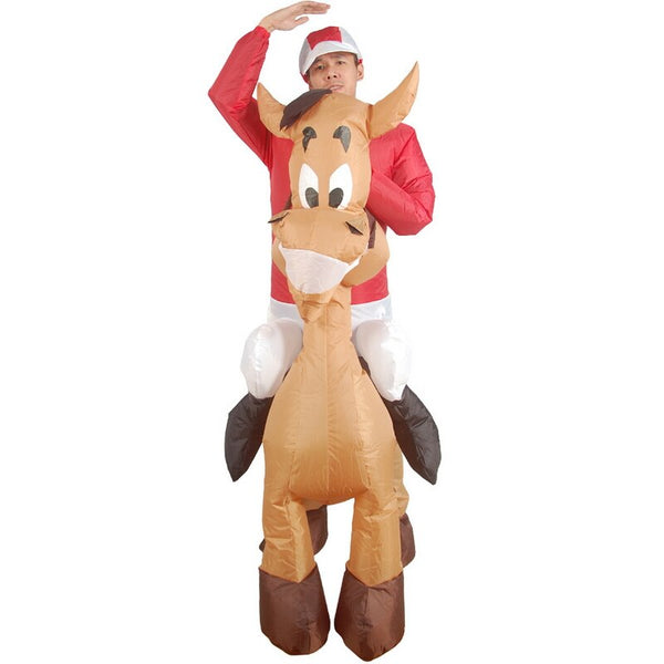 Adult Publicity Funny Cartoo Doll Anime Cosplay Inflatable Clothing Walking Animal Riding Suit Donkey Inflatable Garment Pants