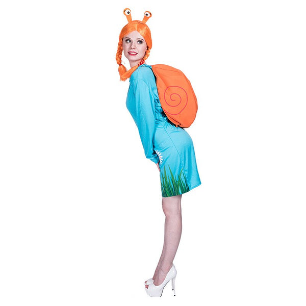New Halloween Christmas adult women animal snail cosplay costume dress