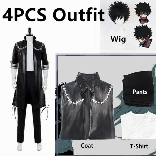 My Hero Academia Boku no Hero Academia OCHACO URARAKA Dabi Cosplay Kostüm Full Set Männer Frauen Jacke Mantel T-Shirt