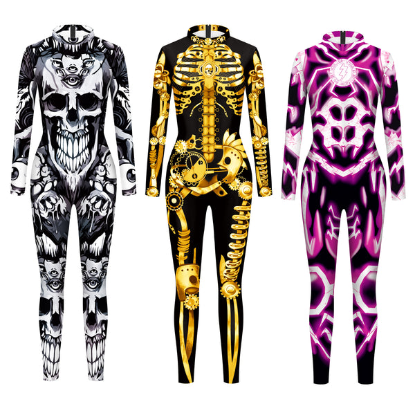 Color Cosplayer 3D Printed Unisex Clothing Bodysuits Fashion Zentai Catsuit 3D Digital Print Cosplay Costume Sexy Outfits