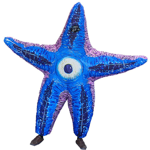 Purim Starfish Inflatable Shark Animal Monster Men Women Cosplay Costumes Movie Halloween Blow Up Clothing