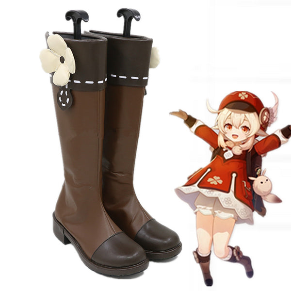 Spiel Genshin Impact Mondstadt Spark Knight Klee Cosplay Schuhe Halloween Anime Karneval Customized Role Play Prop Boots Perücken