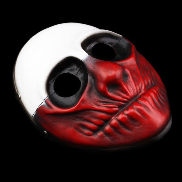 Pay and day 2 Mask Resin The Heistst Dallasas Wolf a Chains Hoxtonon Halloween Horroror a Clowns Masquerade Cosplay Carnaval Costume Man
