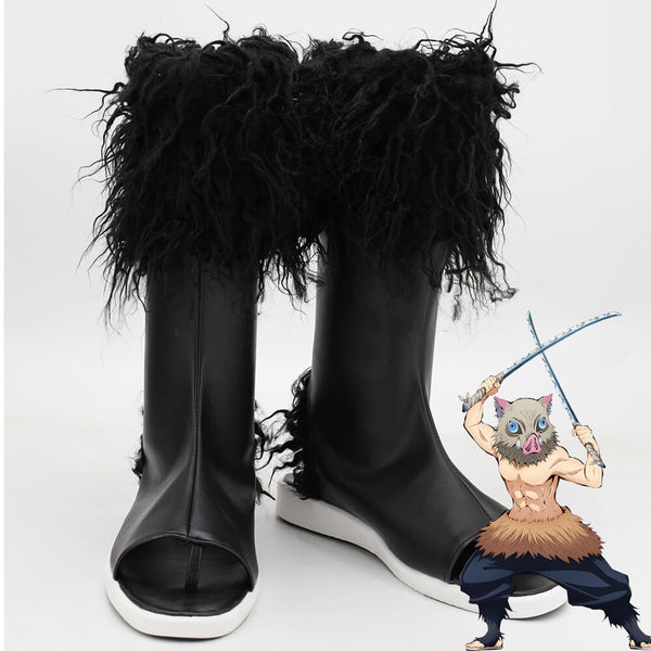 Demons S Slayerer Kimetsusu Yaibaba Hashibirara Inosukeke Shoes Cosplay Men Boots Ver 1