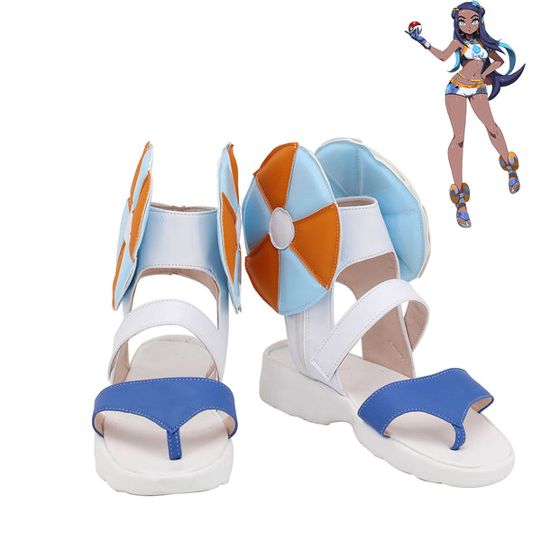Pokemonon Sword oh Shield Nessasa Shoes Cosplay Women Boots