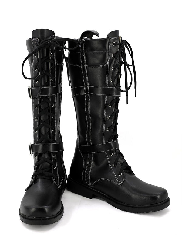 Tokyo cos Ghoul Kirishima Ayato Cosplay Shoes Black Boots Custom Made Any Size