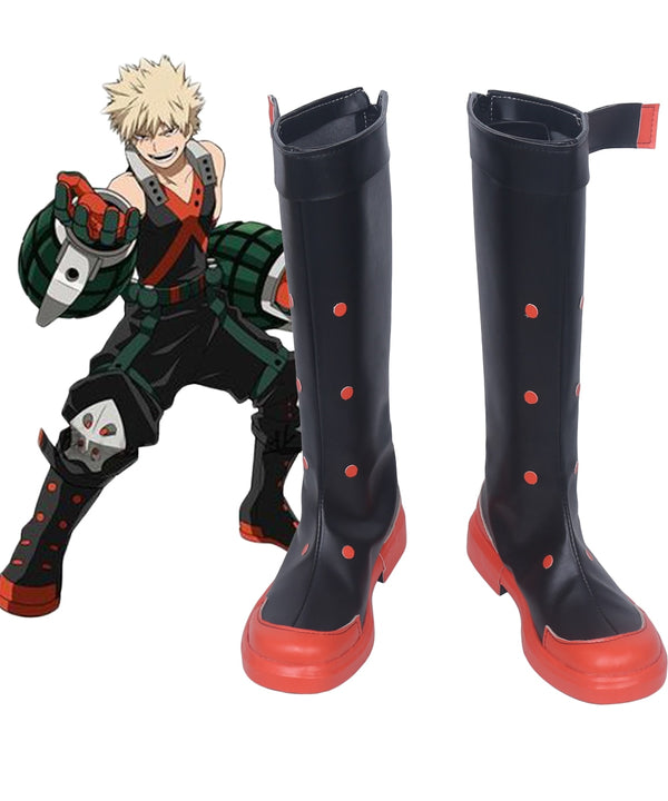 Bokuku nono My Heroes A Academiaia Bakugouou Katsukiki Cosplay Boots Shoes Custom Made