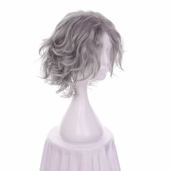 35cm Monte Cristo Edmond Fate Grand Order FGO Avenger Grey Curly Synthetic Hair Cosplay Wig Halloween Costume Wig