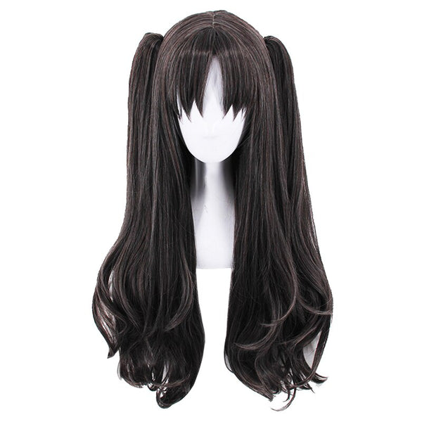 Fates and Stay a Night Rinin Tohsakaka Two Ponytails Wig Cosplay Costume Fate Grandnd an Order Women Long Synthetic Hair Halloween Party Wigs