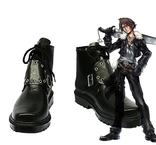 Finals Cosplay Fantasysy VIIIFF8 Squallall Leonhartrt Cosplay Shoes Boots Custom Made