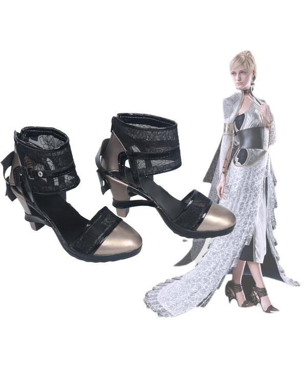 Final Cosplay Fantasy XV Kingsglaive Lunafreya nox fleuret Cosplay Shoes Sandals Custom Made
