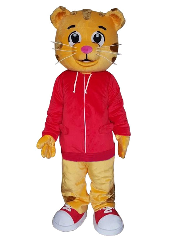 Mascot Adult Costume Daniel the Tiger Mascot Costume High Quality Tiger Mascot Costume Fancy Carnival Party